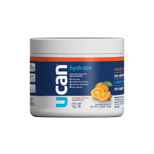 UCAN Hydrate Orange Citrus Electrolyte Powder Drink Jar (1)