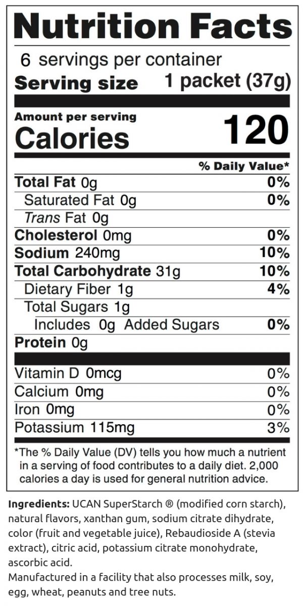Best Energy Supplement UCAN Tropical Orange Energy Drink